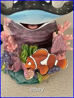 Disney Pixar Finding Nemo Over The Waves Coral Reef Snow Globe Music Box