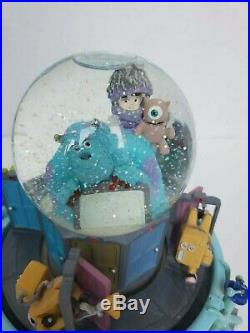 Disney Pixar Monsters Inc Musical Snowglobe Snowdome Snow Globe Snow Dome AS IS