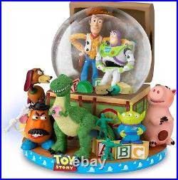 Disney Pixar Toy Story Bradford Exchange Musical Glitter Globe