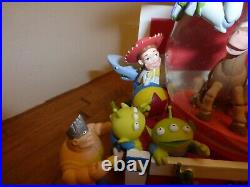 Disney Pixar Toy Story Musical Snow Globe Andy's Toy box As Is Extremely RARE