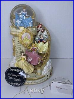 Disney Princess Club The Happiest Celebration On Earth Music Box Snow Globe