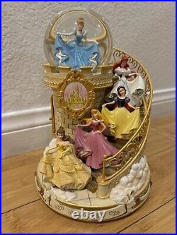 Disney Princess Club The Happiest Celebration On Earth Music Box Snow Globe