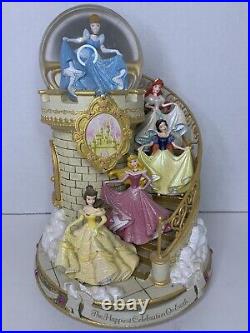 Disney Princess Club The Happiest Celebration On Earth Music Box Snow Globe