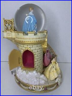 Disney Princess Club The Happiest Celebration On Earth Music Box Snow Globe