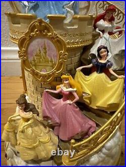 Disney Princess Club The Happiest Celebration On Earth Music Box Snow Globe