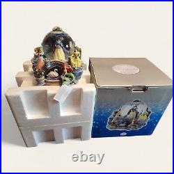 Disney Princess Garden Musical Snow Globe Snow White Belle Cinderella Ariel