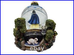 Disney Princess Garden Musical Snow Globe Snow White Belle Cinderella Ariel