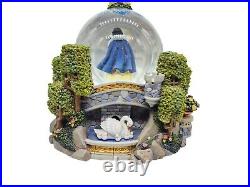 Disney Princess Garden Musical Snow Globe Snow White Belle Cinderella Ariel