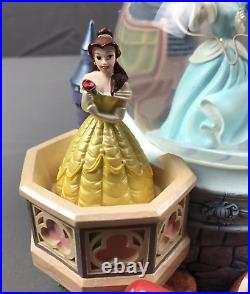 Disney Princess Musical Water Globe Cinderella Belle Ariel Snow White Sleeping