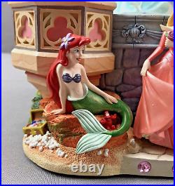 Disney Princess Musical Water Globe Cinderella Belle Ariel Snow White Sleeping