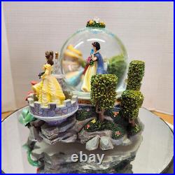 Disney Princess Once Upon A Dream Bridge Musical Snow Globe with original Box