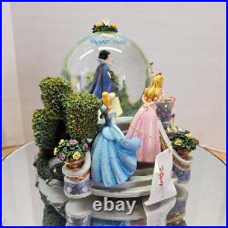 Disney Princess Once Upon A Dream Bridge Musical Snow Globe with original Box