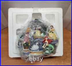 Disney Princess Once Upon A Dream Bridge Musical Snow Globe with original Box