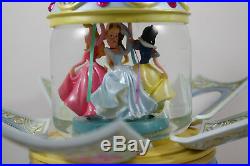 Disney Princess Revolving Musical Water Globe, Ariel, Aurora, Belle, Etc