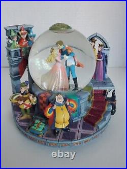 Disney Princess Sleeping Beauty Once Upon A Dream Musical Snow Globe in box