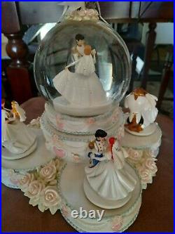 Disney Princess Wedding Large Musical Snow Globe