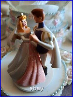 Disney Princess Wedding Large Musical Snow Globe
