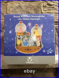 Disney Princesses A Dream is a Wish Your Heart Makes Musical Snow Globe MIB