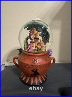 Disney Rare Hercules Musical Snow Globe Go The Distance