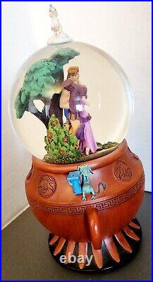 Disney Rare Hercules Musical Snow Globe Go The Distance