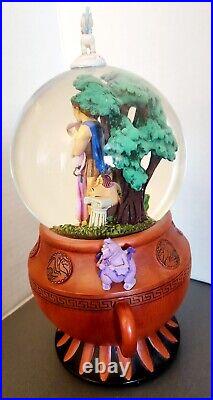 Disney Rare Hercules Musical Snow Globe Go The Distance