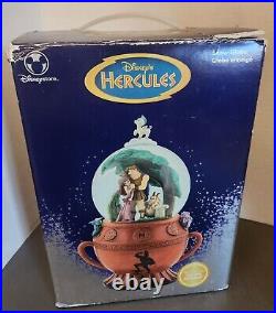 Disney Rare Hercules Musical Snow Globe Go The Distance