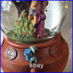 Disney Rare Hercules Musical Snow Globe-Plays Go The Distance