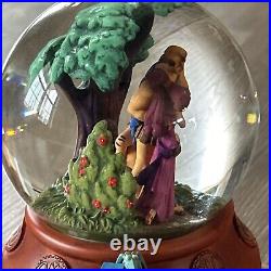 Disney Rare Hercules Musical Snow Globe-Plays Go The Distance