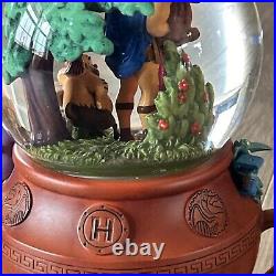 Disney Rare Hercules Musical Snow Globe-Plays Go The Distance