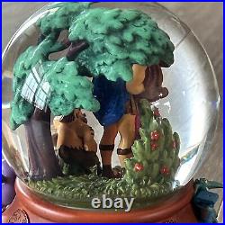 Disney Rare Hercules Musical Snow Globe-Plays Go The Distance