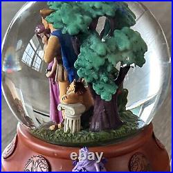 Disney Rare Hercules Musical Snow Globe-Plays Go The Distance