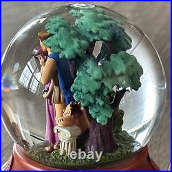 Disney Rare Hercules Musical Snow Globe-Plays Go The Distance