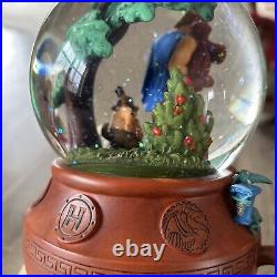 Disney Rare Hercules Musical Snow Globe-Plays Go The Distance