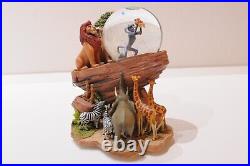 Disney Rare Music Snow Globe The Lion King With Tune Circle Of Life With Box