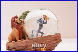 Disney Rare Music Snow Globe The Lion King With Tune Circle Of Life With Box