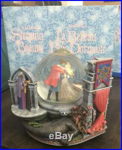 Disney Sleeping Beauty Musical Snow Globe With Box