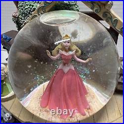 Disney Sleeping Beauty Musical Snow Globe With Multi Globes Fairy Godmothers