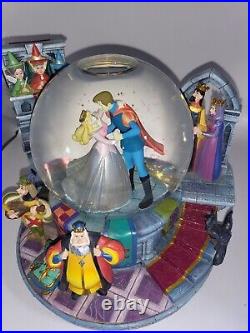 Disney Sleeping Beauty Once Upon A Dream Musical Light Up Snow Globe