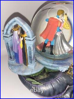 Disney Sleeping Beauty Once Upon A Dream Musical Light Up Snow Globe