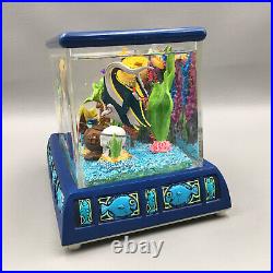 Disney Snow Globe Finding Nemo Aquarium Fish Tank Snowglobe Musical