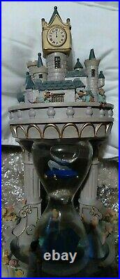 Disney Snow Globe HOURGLASS CINDERELLA Musical RARE Lights Up