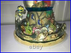 Disney Snow Globe LITTLE MERMAID Ariel Musical Part Of Your World Lights Up