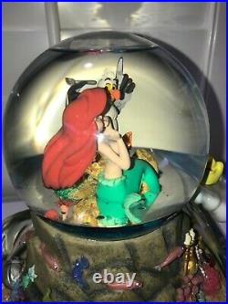 Disney Snow Globe LITTLE MERMAID Ariel Musical Part Of Your World Lights Up