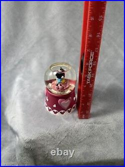 Disney Snow Globe Musical Mickey Mouse Silly Symphony band LARGE Double bubble