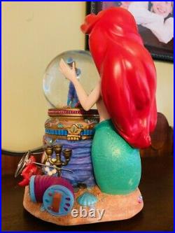 Disney Snow Globe The Little Mermaid Ariel & Music box Under the Sea