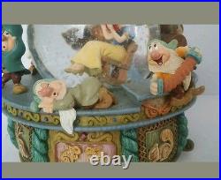 Disney Snow White Musical Snow Globe with Moving Rocking Chair