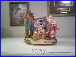 Disney Stitch as Elvis musical snow globe