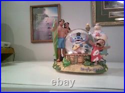 Disney Stitch as Elvis musical snow globe