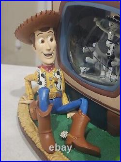 Disney Store 1995 Toy Story Snow Globe And Music Box