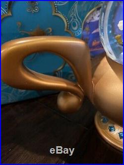 Disney Store Aladdin Art Of Jasmine Musical Snow Globe rare htf See Pics/read